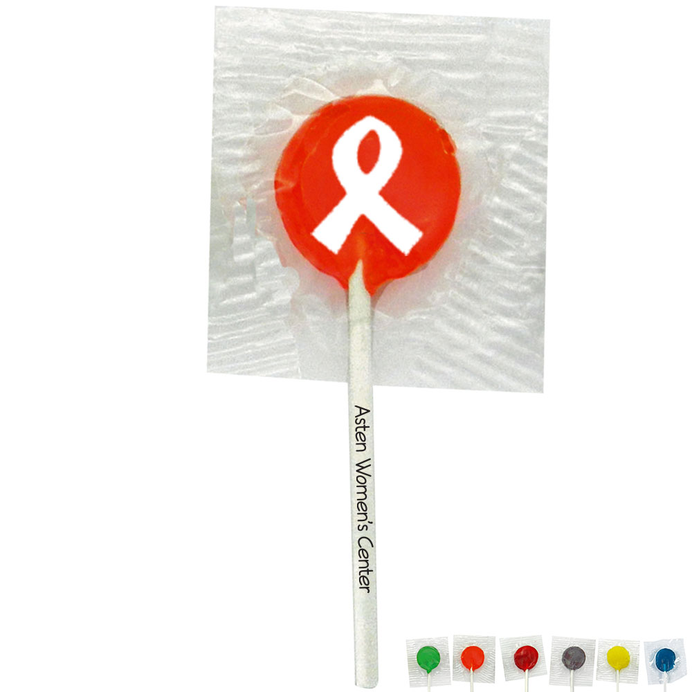 Product Photo 1 Awareness Ribbon Design, Custom Lollipops