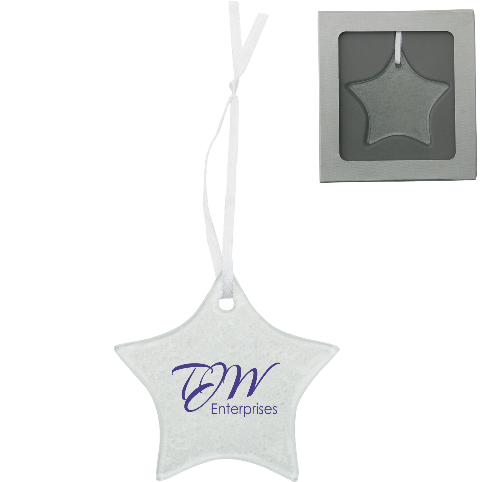 Product Photo 1 Hammered Glass Star Ornament