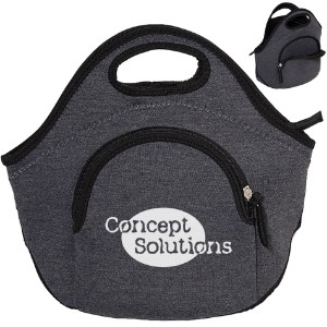 Heathered Neoprene 7-Can Lunch Tote w/ Pocket - PM2812