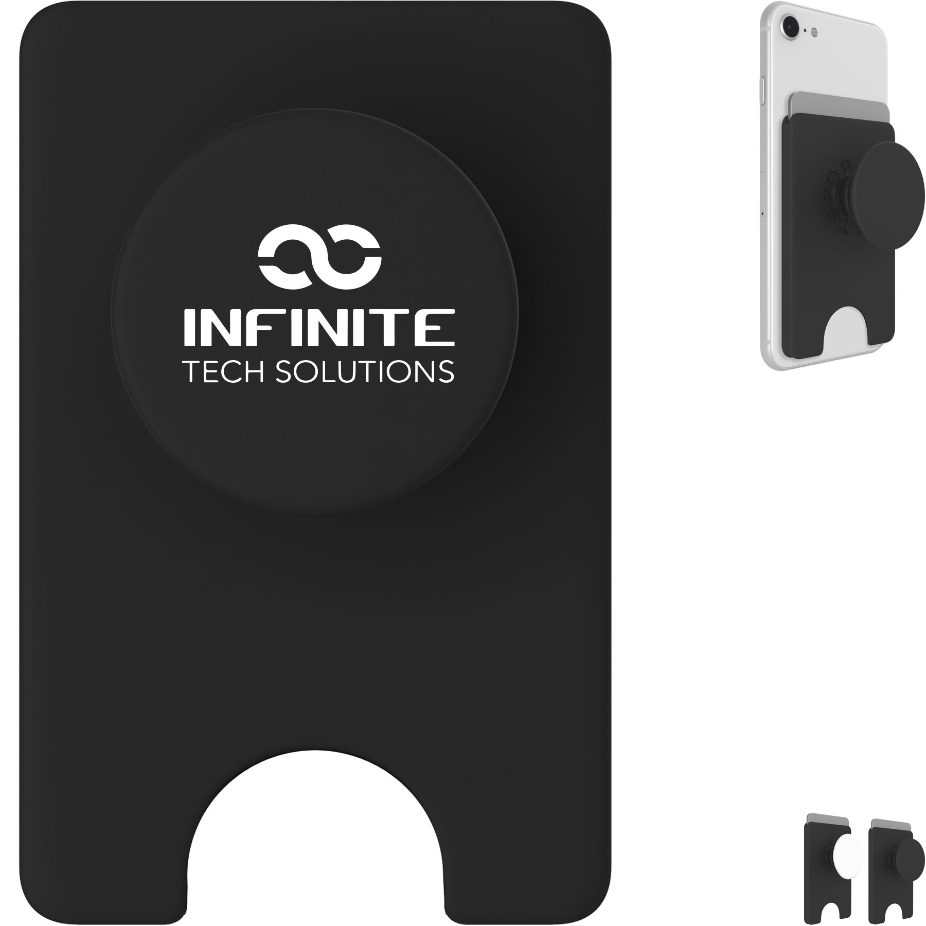 Product Photo 1 PopWallet+ Lite PopSocket® Mobile Device Wallet, Grip & Stand