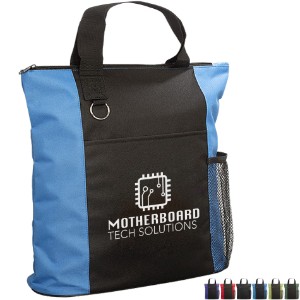 Essential Polyester Trade Show Tote w/ Zipper Closure - PM2821