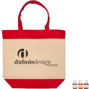 Boutique Cotton Panel Tote - CLOSEOUT! - PM2822
