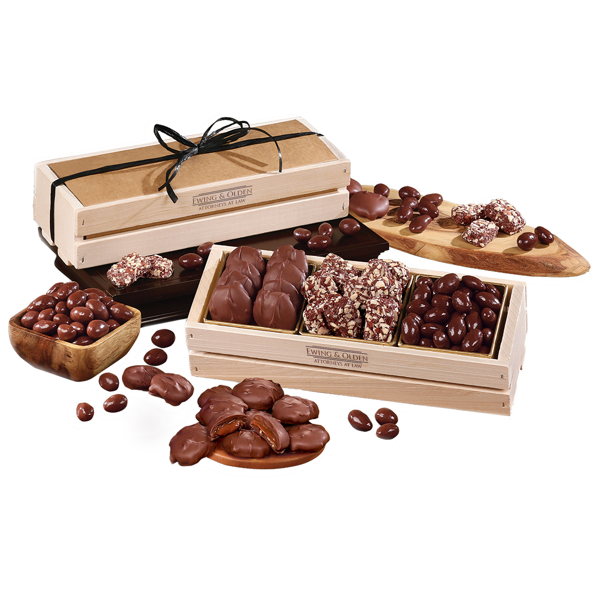 Product Photo 1 Chocolate Favorites in Wooden Crate