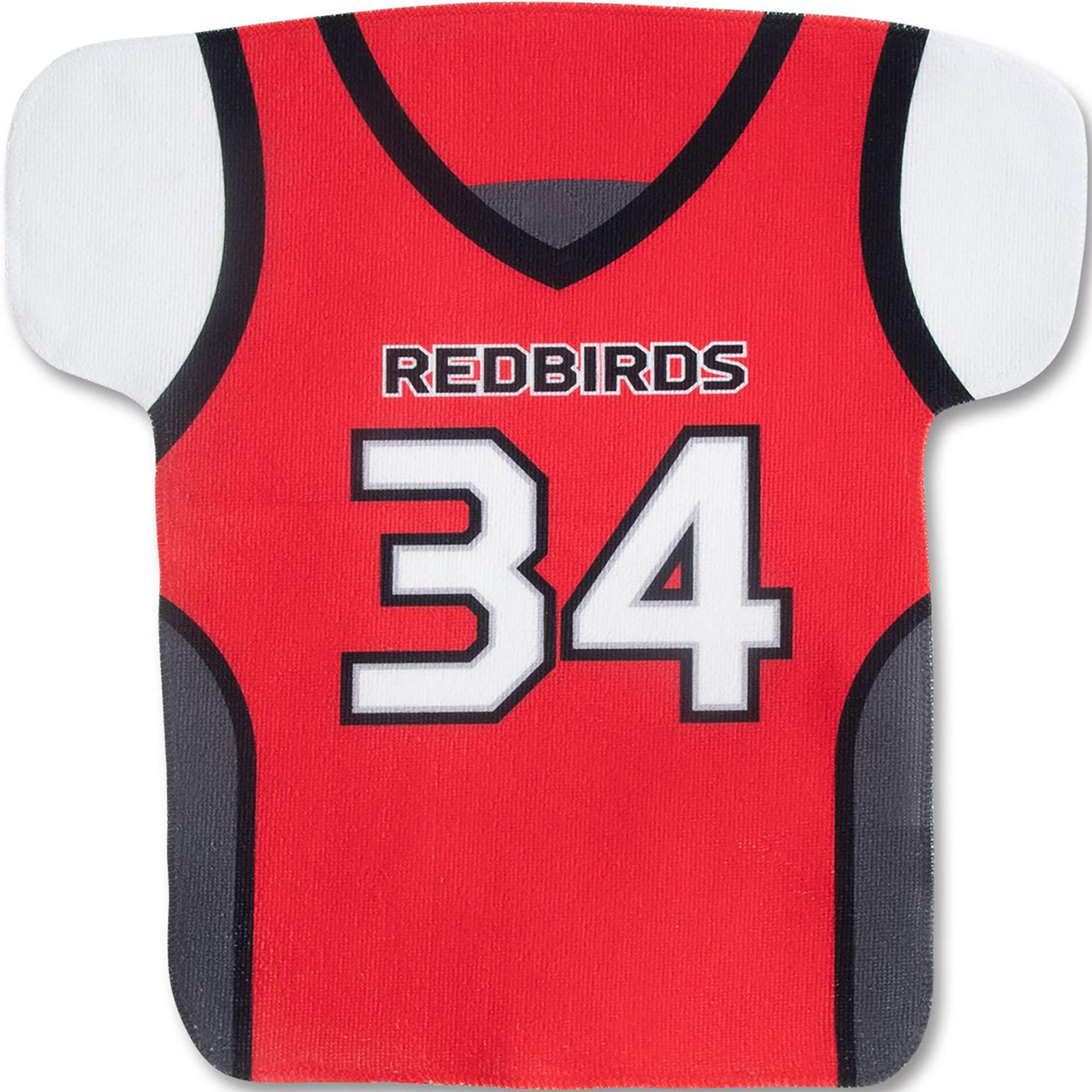 Product Photo 1 Jersey Shaped Terry Velour Rally Towel, 17" x 18"