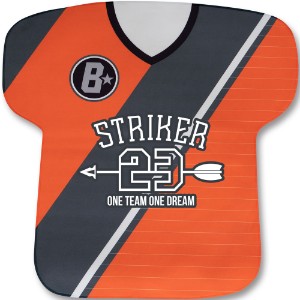 Jersey Shaped Terry Velour Cooling Towel, 17" x 18" - MG1815