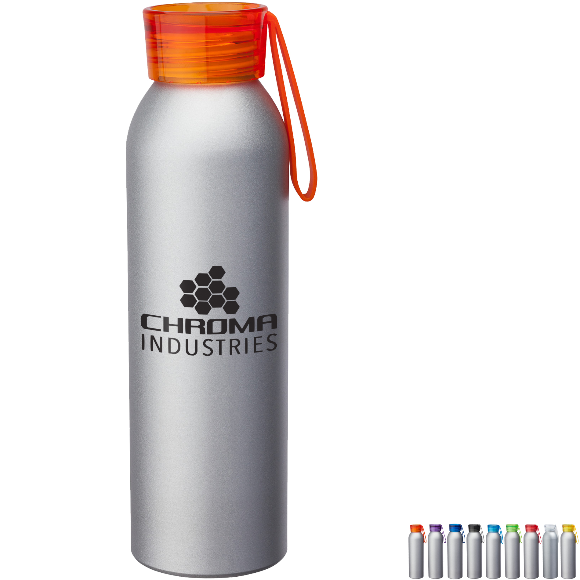Product Photo 1 Metis Silver Body Aluminum Water Bottle, 22oz.