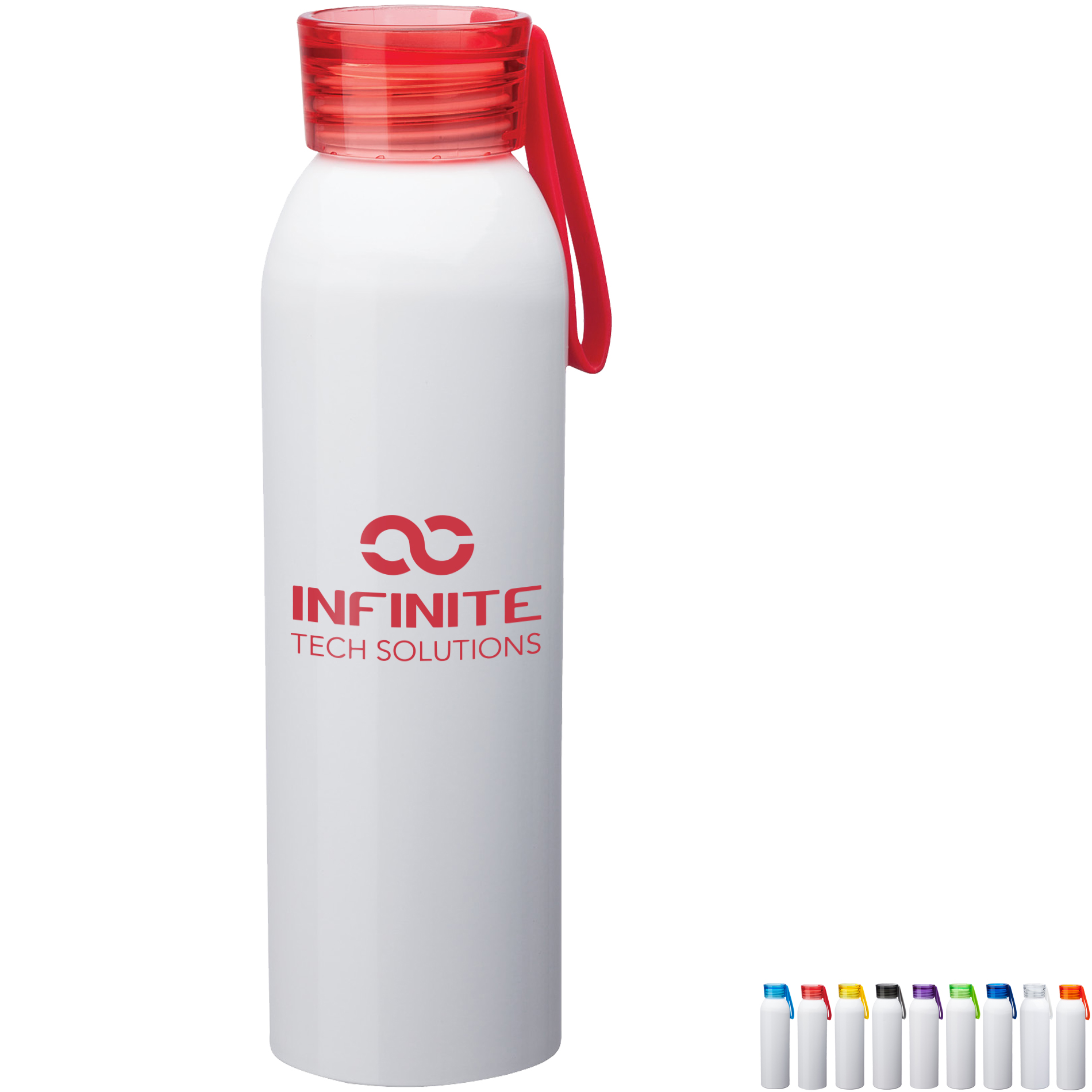 Product Photo 1 Metis White Body Aluminum Water Bottle, 22oz.