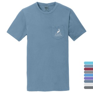 Port & Company® Beach Wash™ Garment-Dyed Unisex Pocket Tee - WJ3400