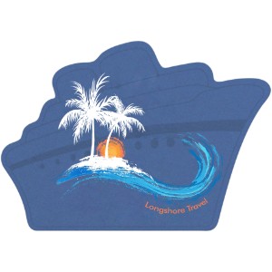 Ship Pulpboard Coaster w/ Full Color Imprint, 80 pt. - MA1225