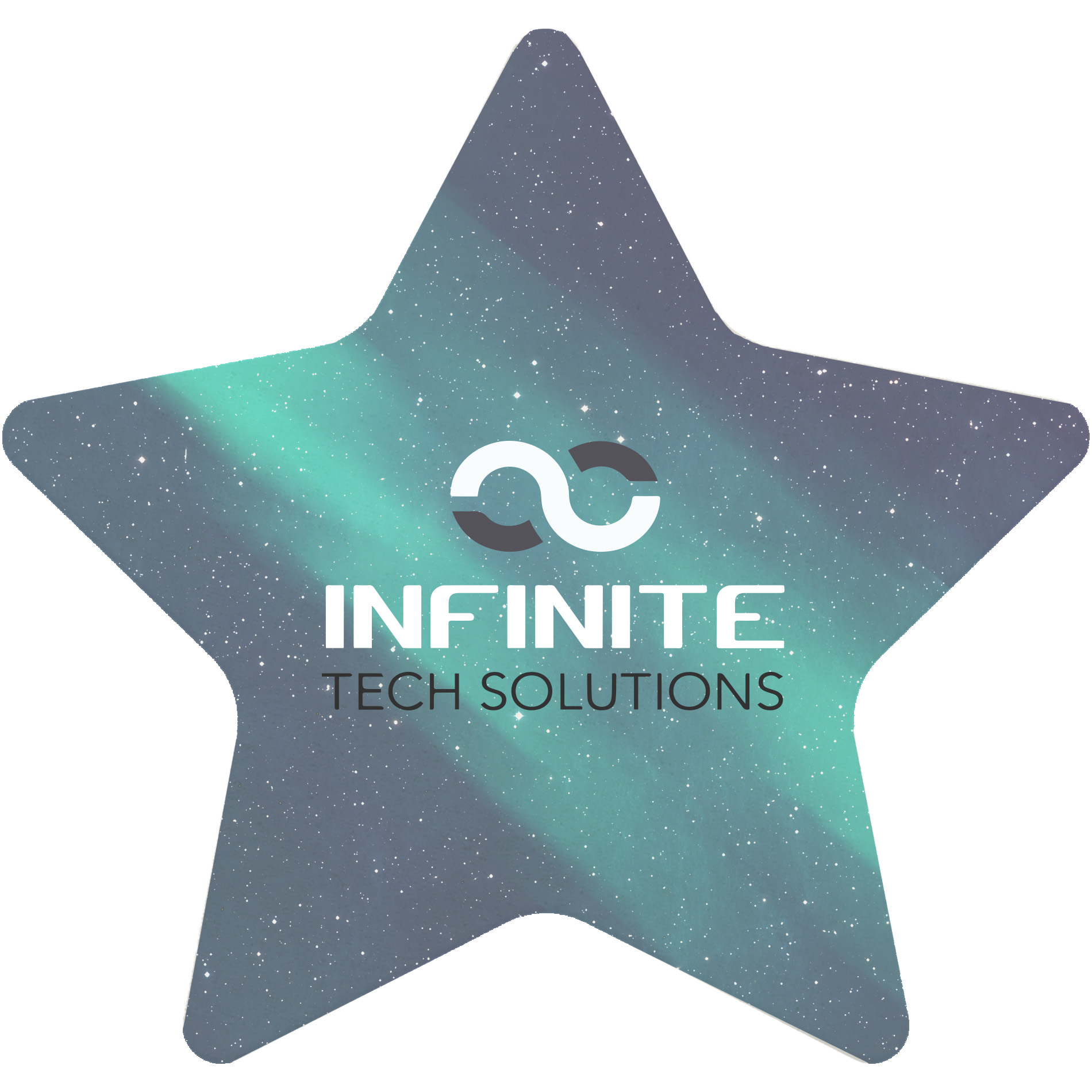 Product Photo 1 Star Pulpboard Coaster w/ Full Color Imprint, 80 pt.