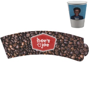 Corrugated Beverage Sleeve w/ Full Color Imprint, 12-24oz. - MA1275