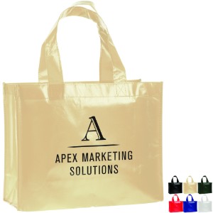 Laminated Non Woven Tote, 15-3/4" x 12-1/2" - NJ1005