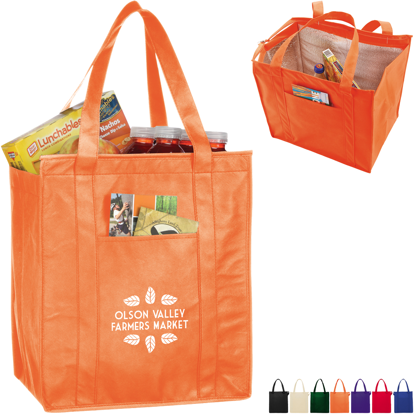 Product Photo 1 Hercules Insulated Non-Woven Grocery Tote