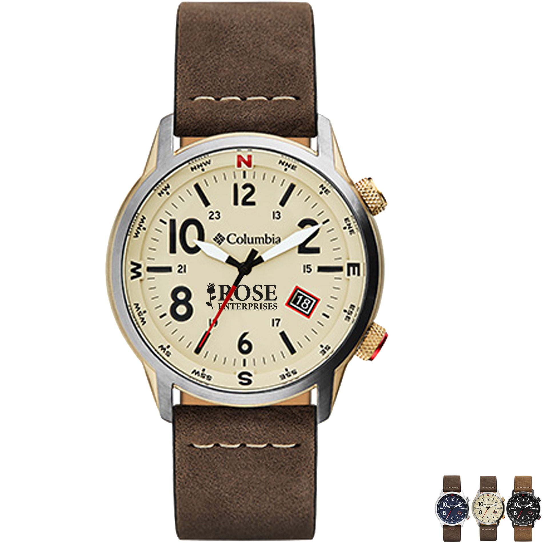 Product Photo 1 Columbia® Men's Outbacker Watch w/ Leather Strap