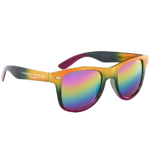 Metallic Rainbow Malibu Sunglasses - HT1748