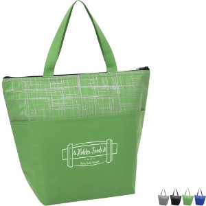 Crosshatch Non-Woven Cooler Bag - HT1819