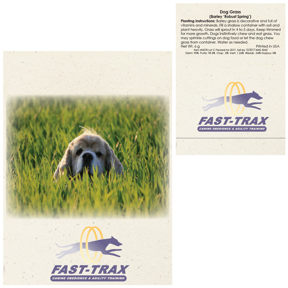 Product Photo 1 Dog Grass Seed Packet