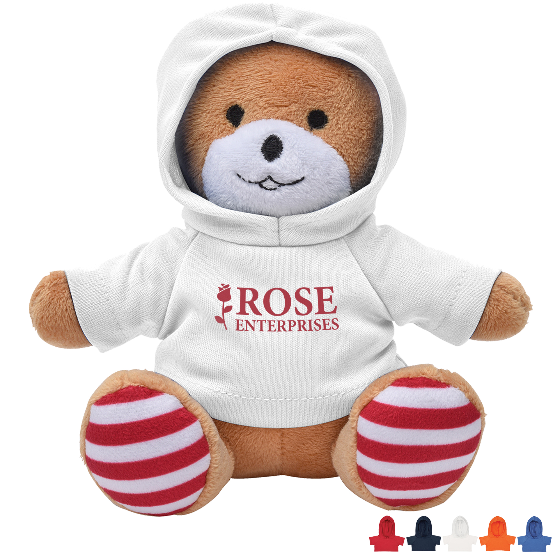 Product Photo 1 Patriotic Plush Bear, 6" w/ Hoodie