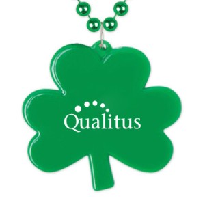 Shamrock Medallion w/ Beaded Necklace - WO1910