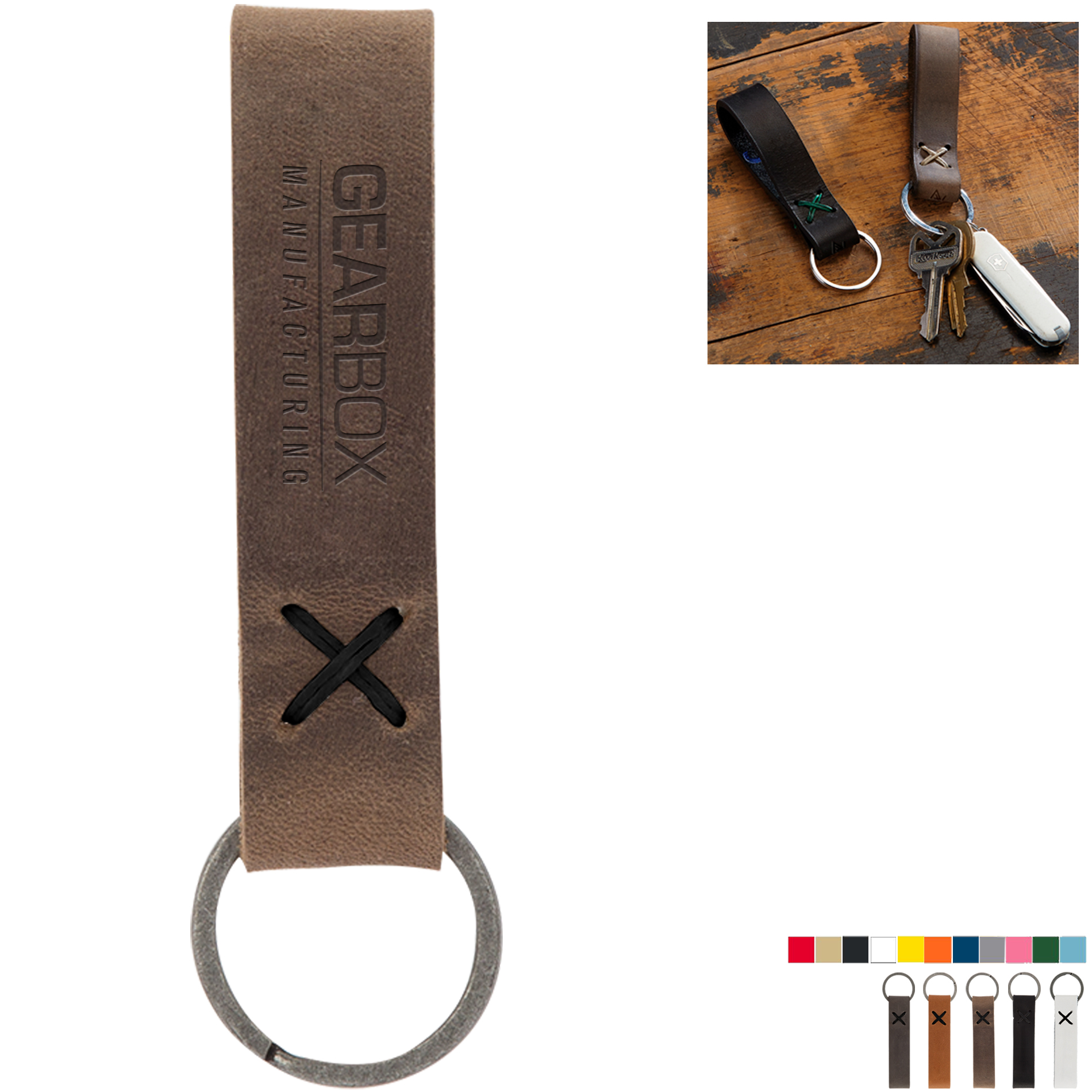 Product Photo 1 Saddler Leather Loop Keychain