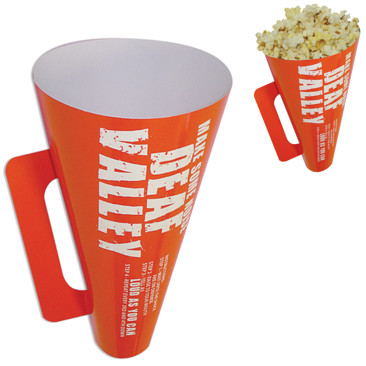 Product Photo 1 Round Paper Megaphone w/ Handle, 12"