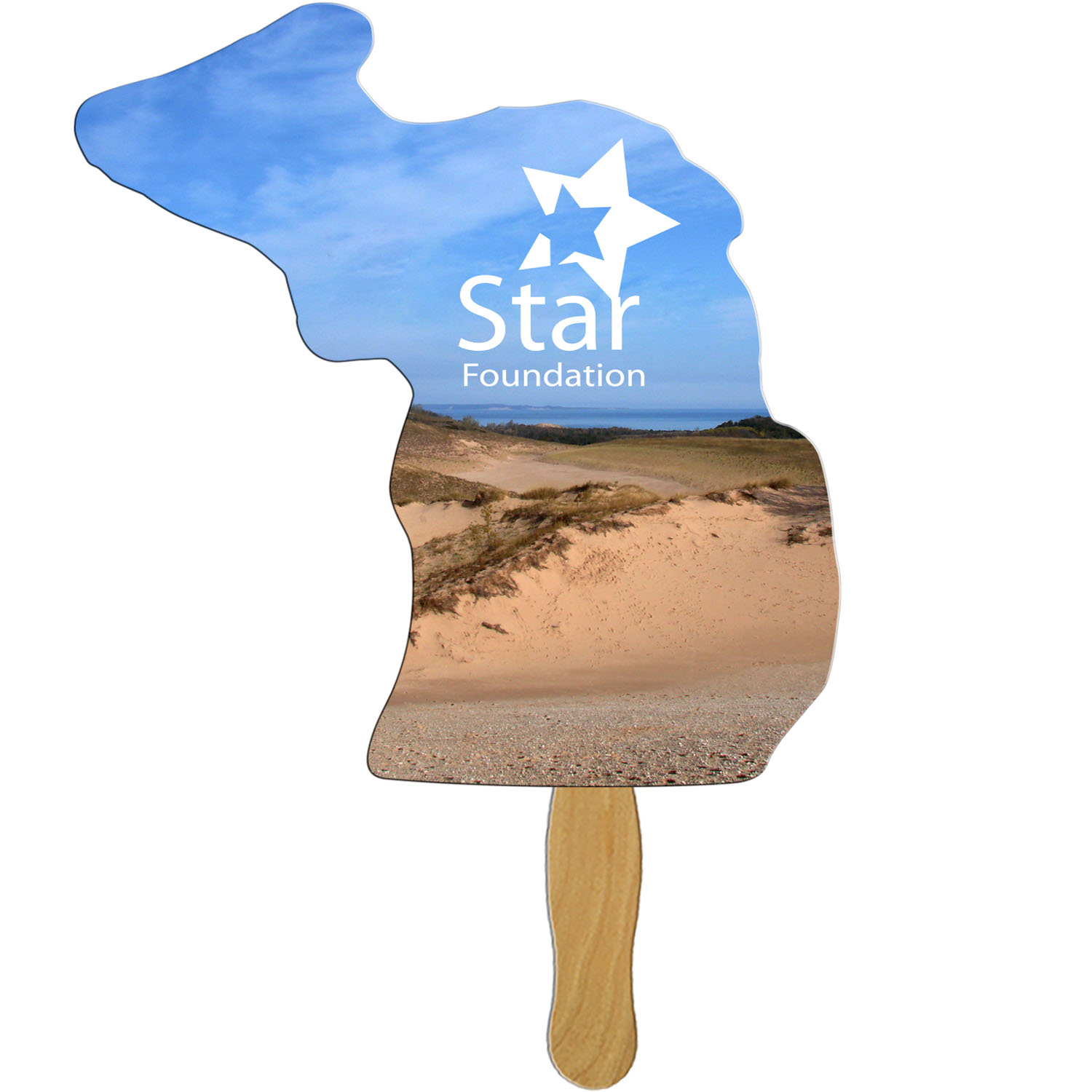 Product Photo 1 Michigan State Hand Fan