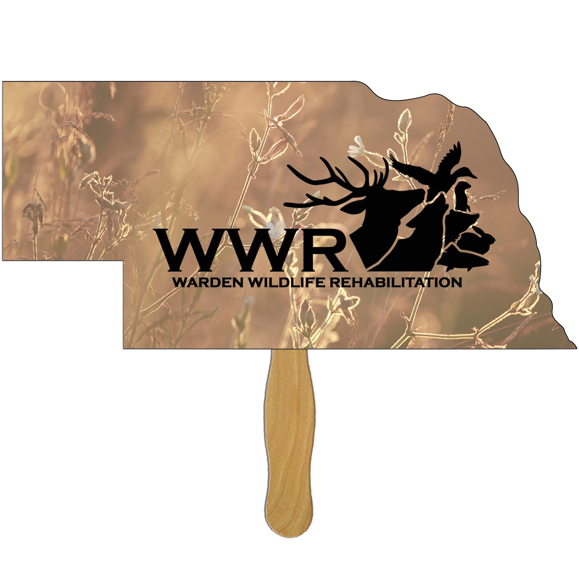 Product Photo 1 Nebraska State Hand Fan