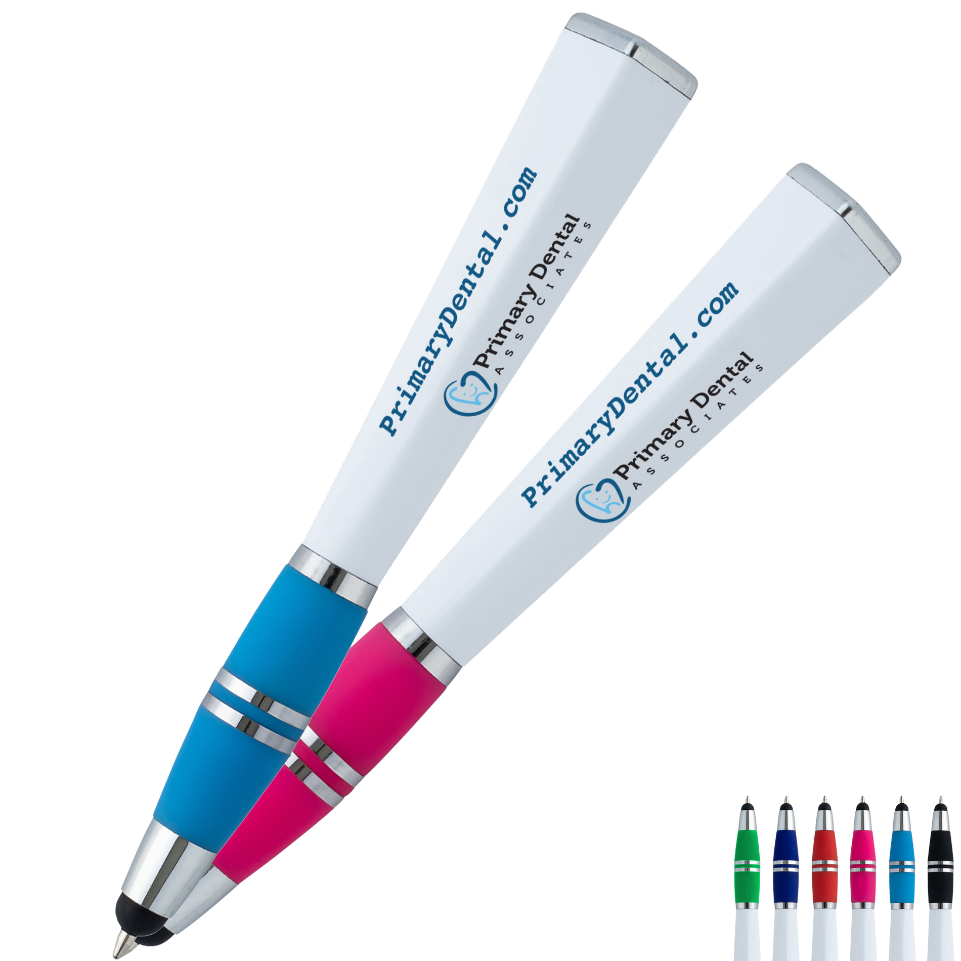 Product Photo 1 Twist Action Square Ad Pen with Stylus