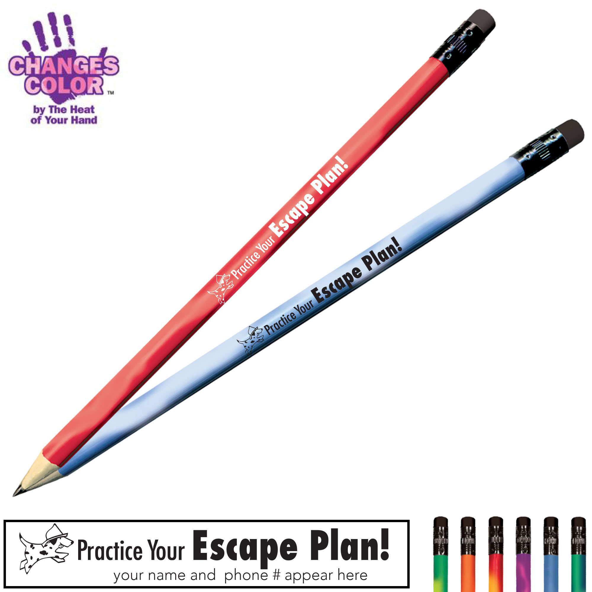 Product Photo 1 Practice Your Escape Plan Mood Color Changing Pencil