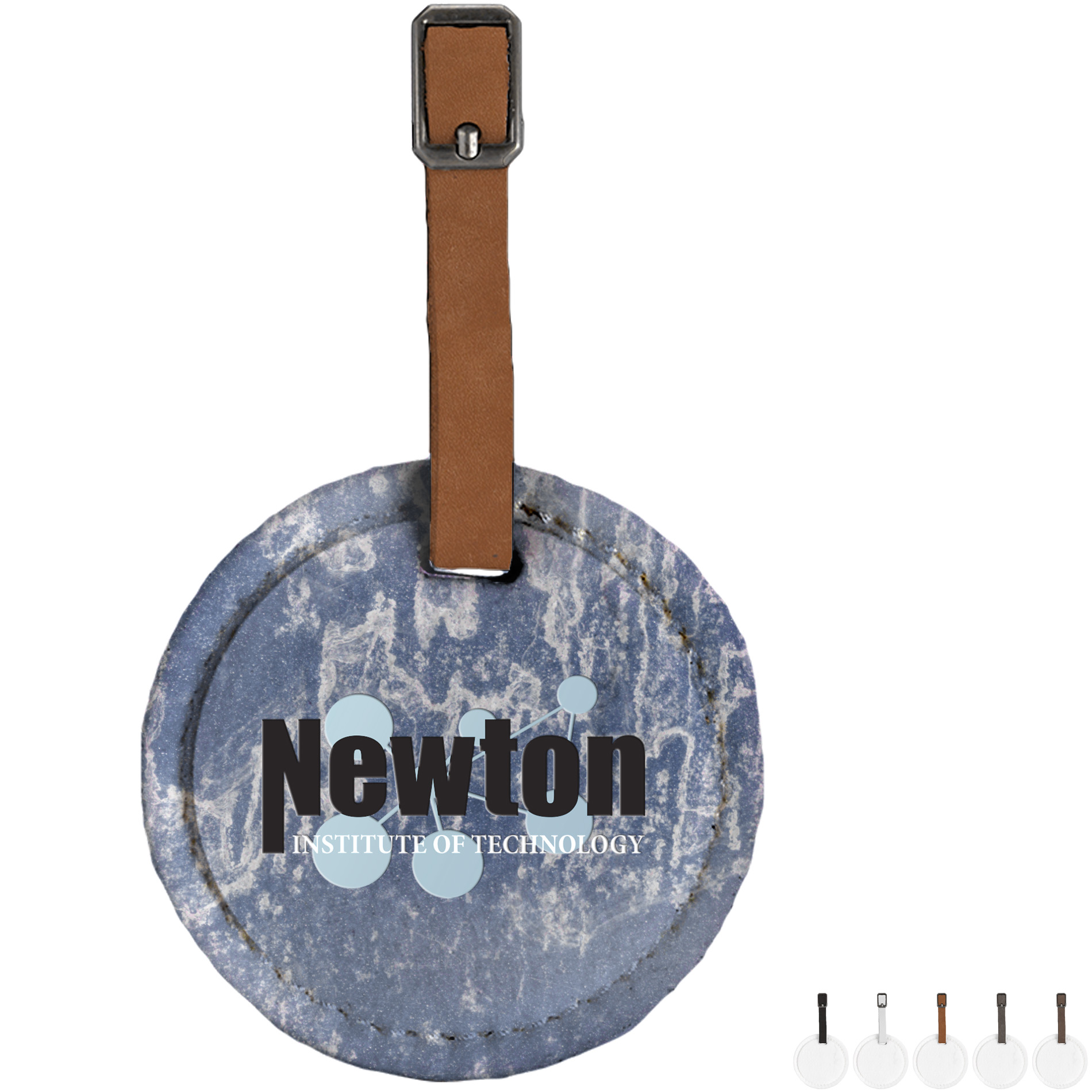 Product Photo 1 Hayes Recycled Dye-Sublimated Felt Round Luggage Tag