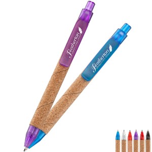 Helios Cork Barrel Retractable Pen - ME2030