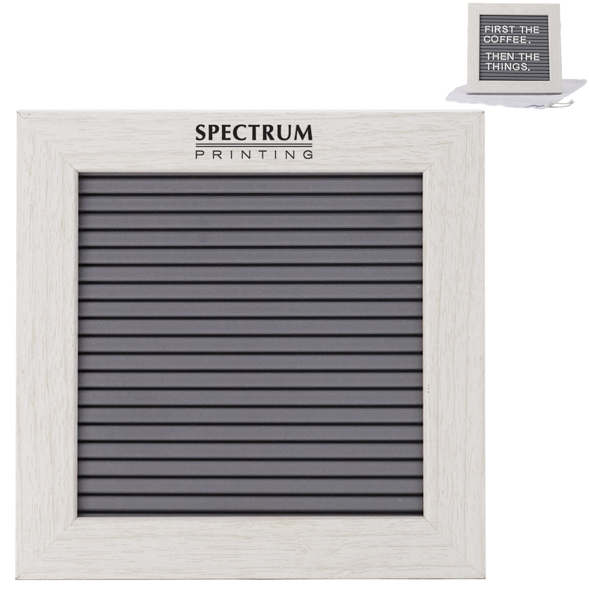 Product Photo 1 Cipher Wood Frame w/ Plastic Letter Board