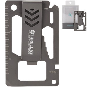 Bridger 9-In-1 Laser Engraved Money Clip Multitool - SZ7076