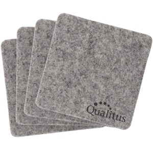 Linden Recycled Felt Coasters, Set of 4 - SZ7082