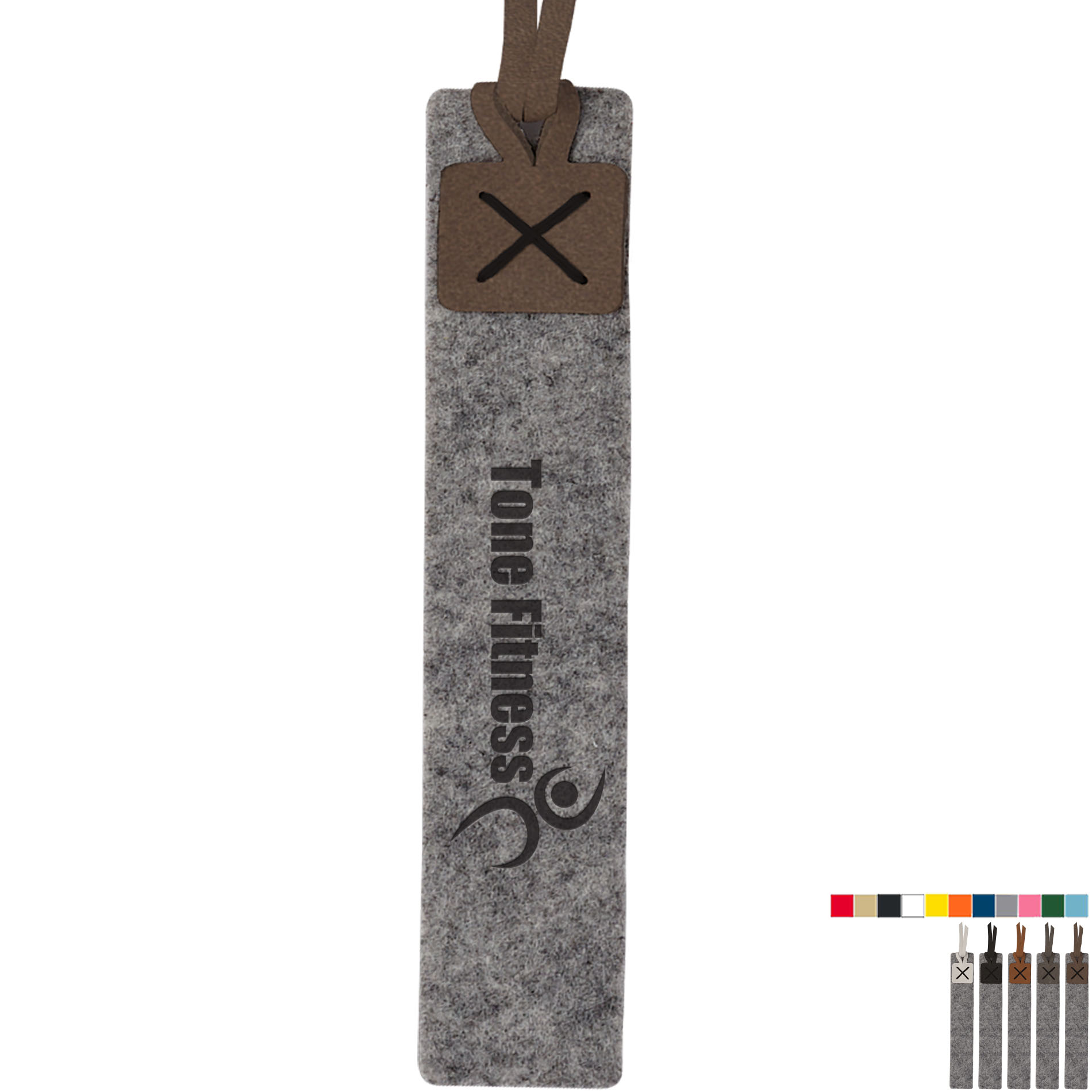 Product Photo 1 Beech Recycled Felt Tasseled Bookmark