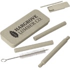 Photo 5 Eco-Friendly Wheat Straw Pocket Reusable Straw Kit
