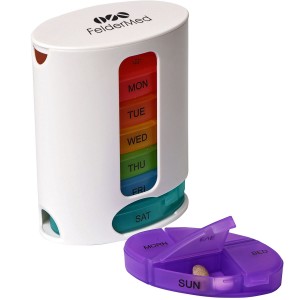 Rainbow 7-Day Stacking Pill Organizer - MG8230