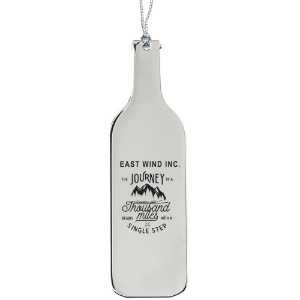 Wine Bottle Stainless Steel Ornament - KR1955