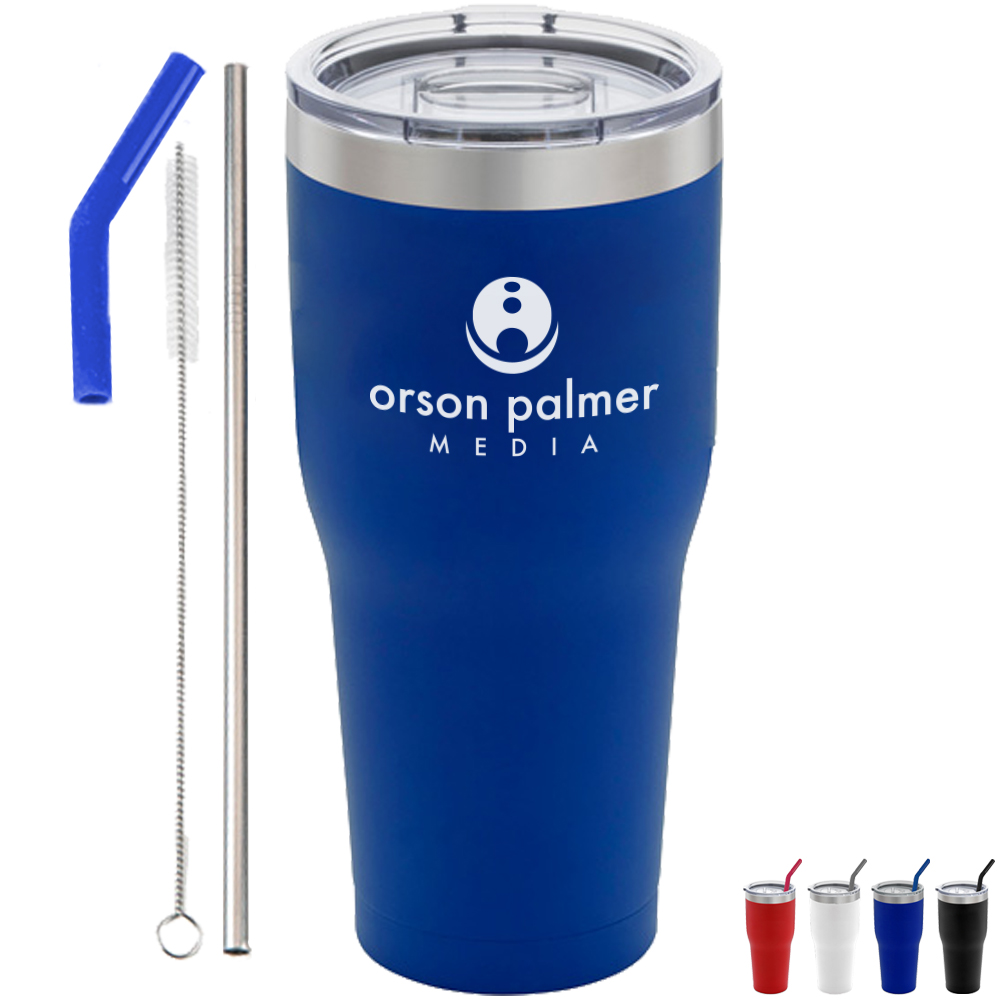 Product Photo 1 Basecamp® K2 Vacuum Insulated Tumbler w/ Stainless Steel Straw, 30oz.