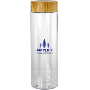 Bamboo Lid Water Bottle, 24oz. - AL3413