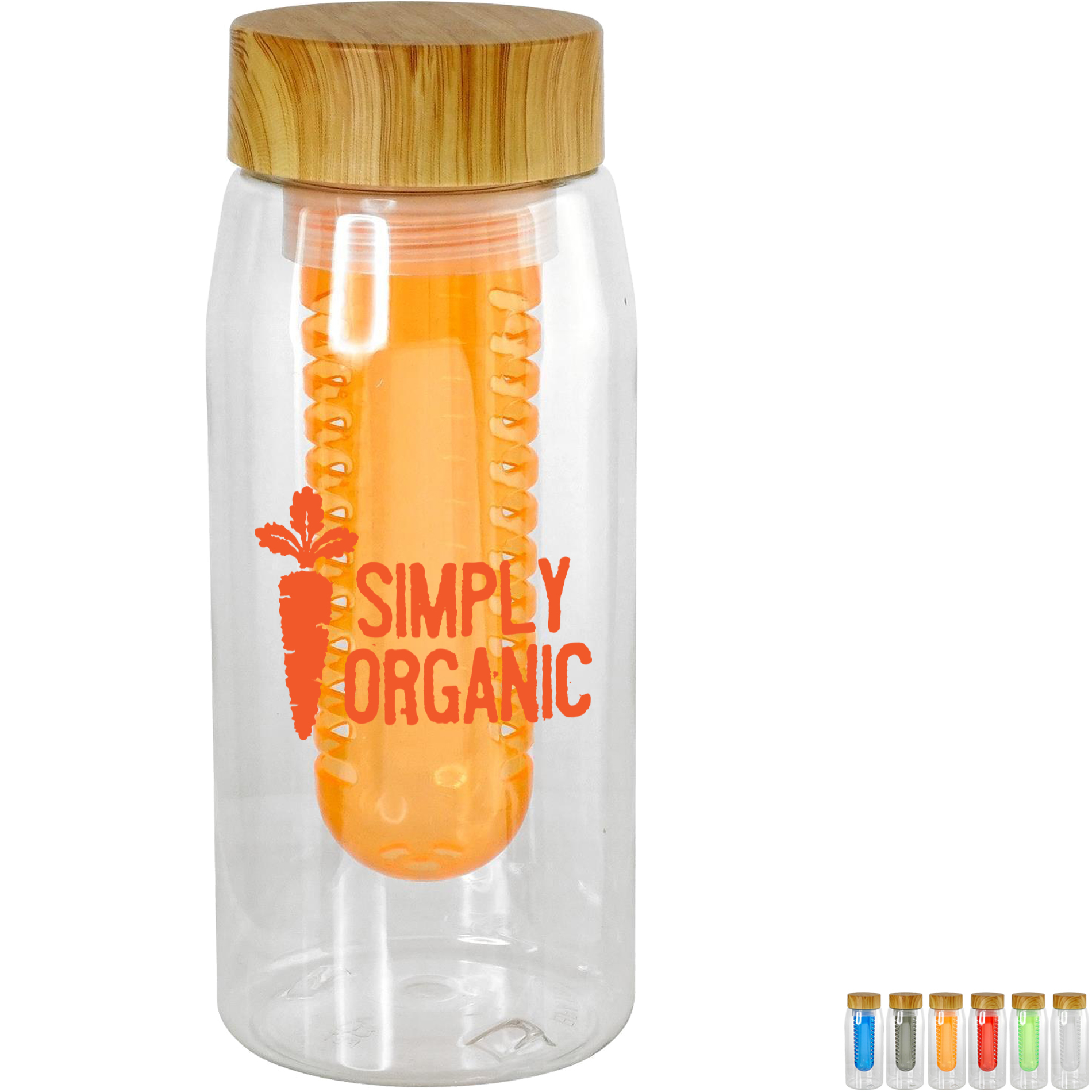 Product Photo 1 Bamboo Lid Bottle w/ Colorful Infuser, 25oz.