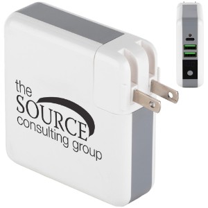 Monterey Wall Adapter Powerbank and Wireless Charger, 6700mAh - SD8137