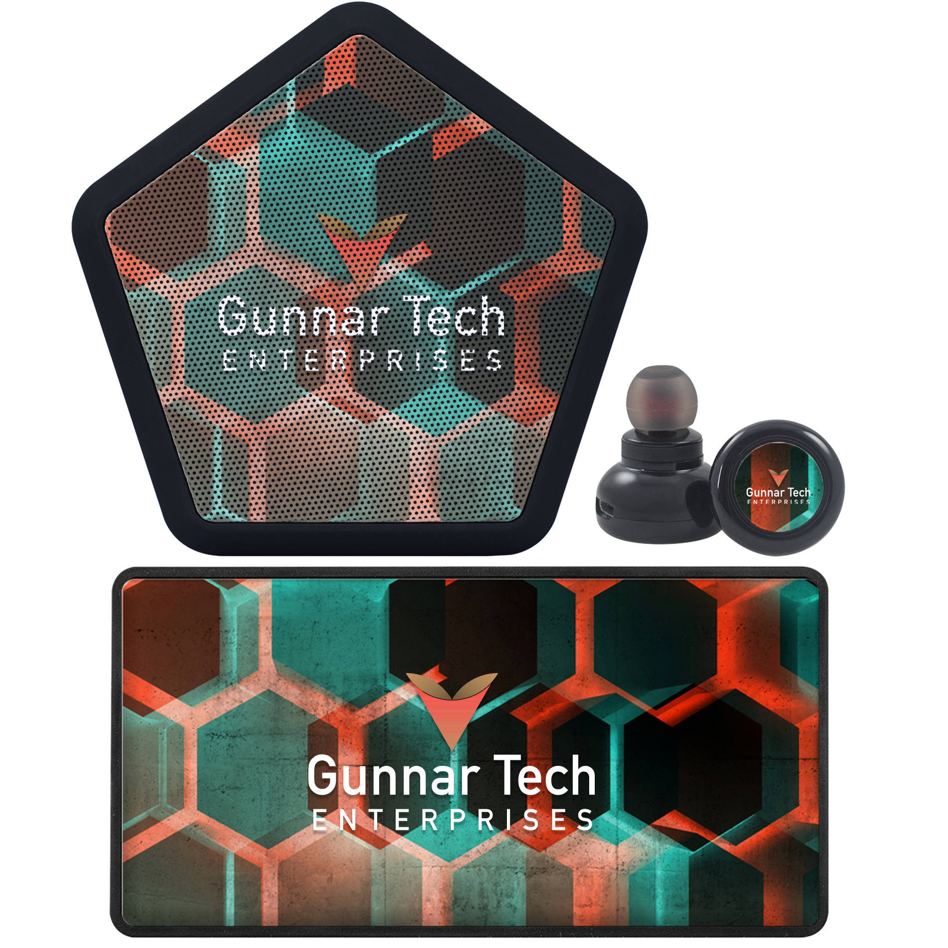 Product Photo 1 Destination Wireless Powerbank, Wireless Speaker, Wireless Earbuds Kit