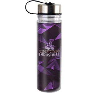 Metal Lanyard Lid Bottle w/ Insert, 18oz. - AL3491