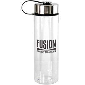 Metal Lanyard Lid Water Bottle, 24oz. - AL3496