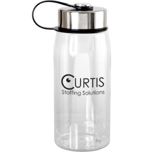 Metal Lanyard Lid Water Bottle, 25oz. - AL3499