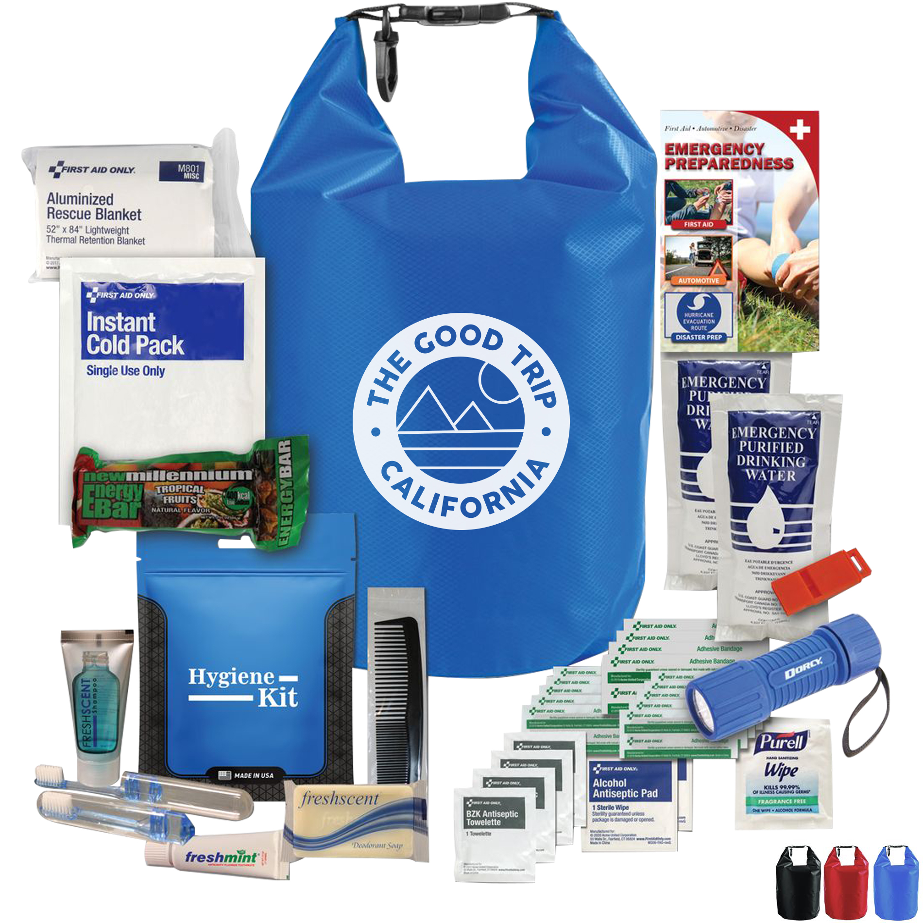 Product Photo 1 Drybag Survival Kit