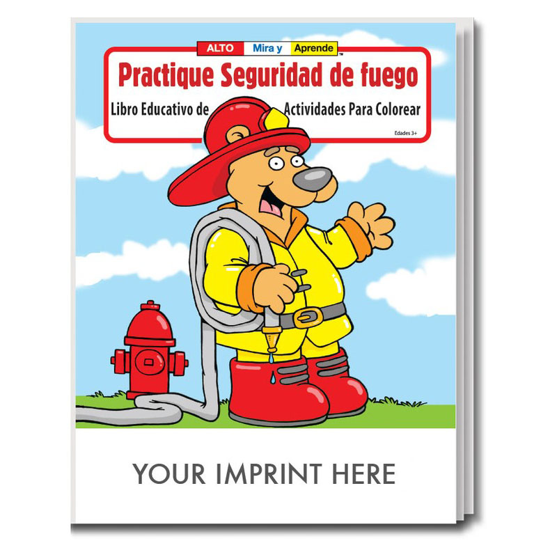 Product Photo 1 Practice Fire Safety Coloring Book - <i>Spanish Version</i>