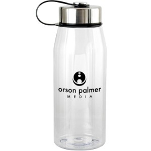 Metal Lanyard Lid Water Bottle, 32oz. - AL3505
