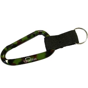 Camouflage Carabiner Strap Key Ring - NU1195